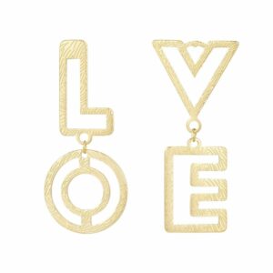 LOVE oorbellen