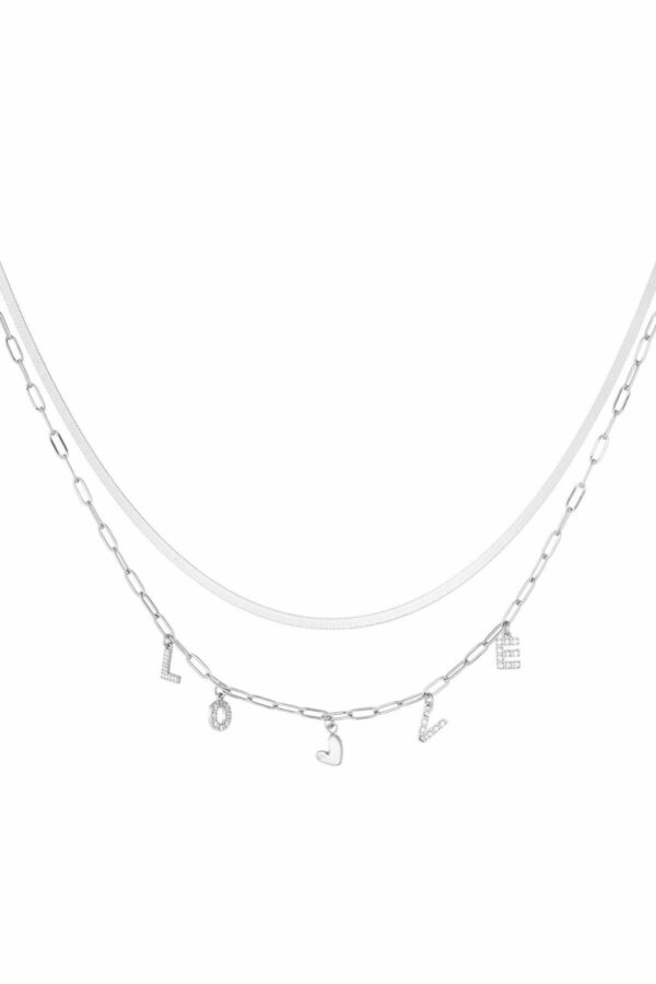 Charm love ketting