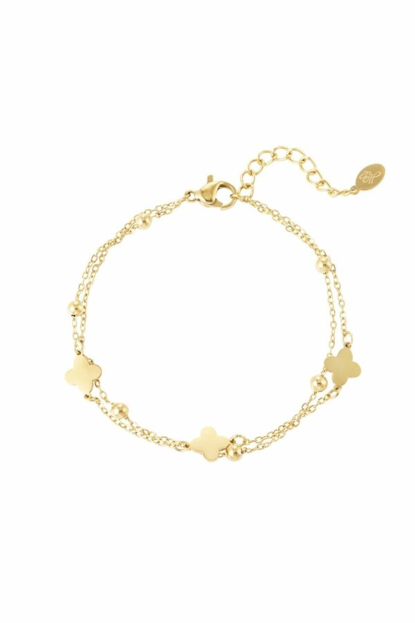 Dubbel minimalistische armband