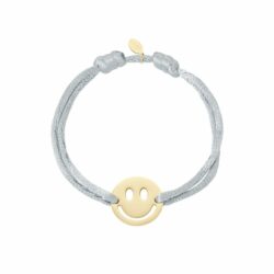 Satijn armband met smiley - Afbeelding 3