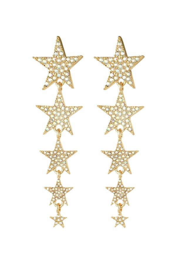 Shooting stars oorbellen