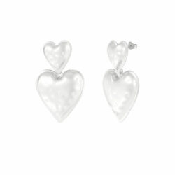 Heart duo oorbellen - Afbeelding 2