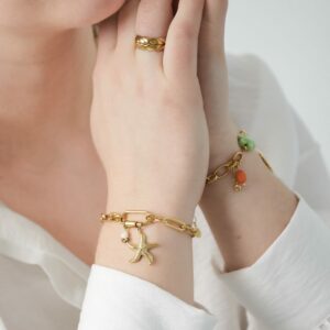 Starfish dinner armband
