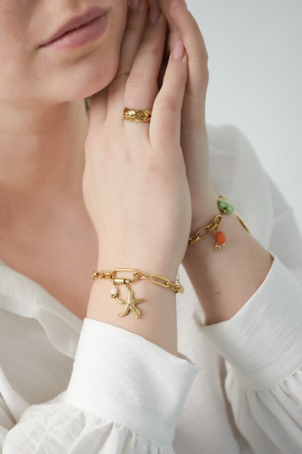 Starfish dinner armband