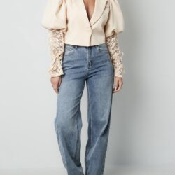Trendy blazer with lace - Afbeelding 4