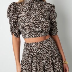 Panterprint blouse - Afbeelding 2