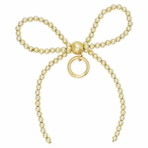 Beaded bow charm